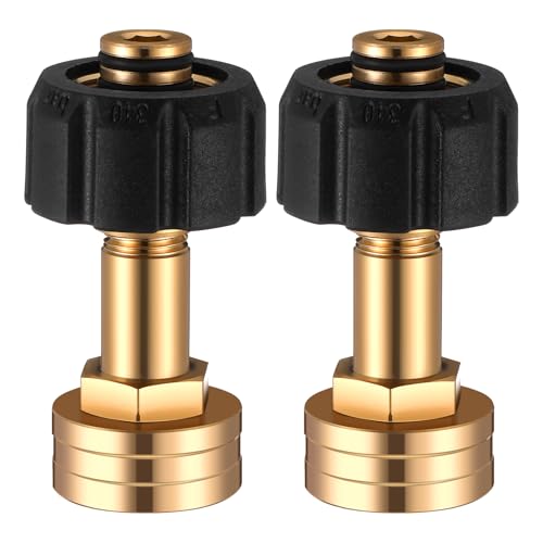 Photo 1 of MorningRo 2 Pcs M22-14mm x 3/4" FGH Female Garden Hose Adaptor Water Hose Connector for Pressure Washer Gun