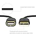 OKRAY USB Extension Cable 5 Pack, 6FT Nylon Braided USB 2.0 Extension Cables Type A Male to A Female Extender Cords with Gold-Plated Connectors for Printer, Webcam, USB Flash Drive, Hard Drive, Mouse