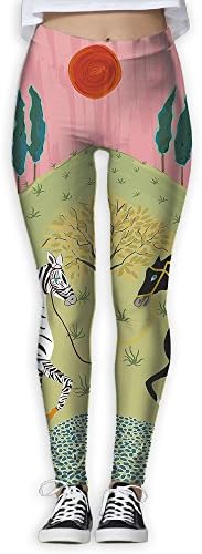 Zebra And War Horse Yoga Pants For Women Petite Length Fitness Power Flex Yoga Pants Leggings Tight Yoga Pants Tummy Control Workout