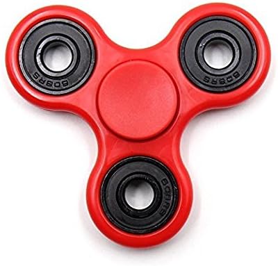 Hengxin-Red Hand Spinner Fidget Toy With Premium Hybrid Ceramic Bearing three blades