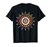 Mandala Sacred Geometry Prana Art Yoga Mantra Om Good Vibe T-Shirt