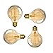 Vintage Edison Bulbs Elfeland G80 40W 110V Antique Retro Incandescent Dimmable Light Bulb Squirrel Cage Filament Light Bulb for Home Light E26/E27 Base (4 Pack)
