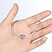 Bamoer 925 Sterling Silver Feathers Angel Wing Heart Shape Charm Bead Fit Bracelet Necklace