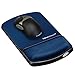 Fellowes Gel Wrist Support and Mouse Pad with Microban Protection, Sapphire (9175401)