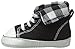 Luvable Friends Unisex Baby Crib Shoes, Black Hi Top, 0-6 Months