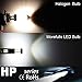 morefulls H3 LED Fog Lights Bulbs Lamp 6000k 1600 Lumens White With Projector Bright Fog Lights Bulb LED Bulb(Set of 2)