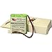 ZZcell Battery for DOGTRA Dog Collar DC-20, 175NCP, 180NCP, 200NCP, 202NCP Gold - 2, 210NCP, 22000NCP, Receiver 175NCP, 200NCP, 202NCP, 280NCP, 282NCP, 300M, 302M, 7000M, 7002M