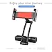 Tablet Holder for Car Headrest,Backseat Holder for Apple iPad Pro Mini Air, Samsung Galaxy Tab, (Black)