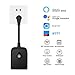 Outdoor WiFi Smart Plug Switch - Pemsem IP55 Weatherproof 2 Individual Sockets Compatible with Amazon Alexa, Google Home, IFTTT, Wireless Remote Control/Timer, Energy Monitor, No Hub Reqired
