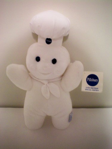 Pillsbury Poppin' Fresh Plush Doll -- 25th Birthday Special Edition -- 13