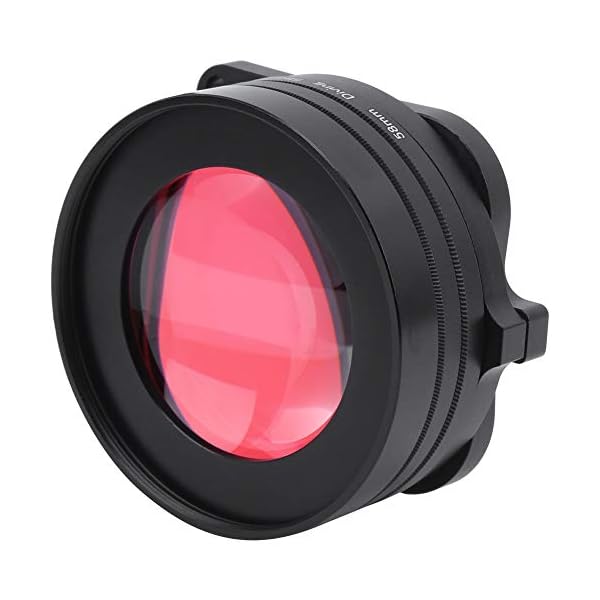 Bindpo 58mm Action Kamera Farbfilter, Rot + Lila + 16x Makro 3 in 1 Optisches Glas Tauchlinsen Filter Set für GoPro Hero…