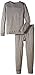 Fruit of the Loom Boys' Big Active Performance Thermal Underwear Set, Medium Gray Heather, 10/12