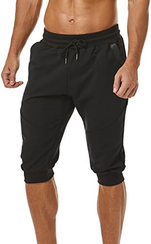 mens knee length joggers