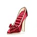 Coraltea Jewelry Holder Hanging Necklace Earring Bracelet Rings Orgaziner Shoe Dress Display Stand Set (Red)