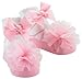 Mud Pie Girls' Baby-Newborn Puff Socks, Pink Tulle, 0-12 Months