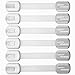 Safety Bambino Adjustable Baby Safety Locks No Drilling 6x Pack Safety Latches to Baby Proof Cabinets Doors Drawers Refrigerators Toilets & More Free Bonus - White