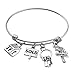 SEIRAA Real Estate Agent Charm Bangle Adjustable Wire Bracelets Stainless Steel Realtor Jewelry Gifts (bracelet) primary