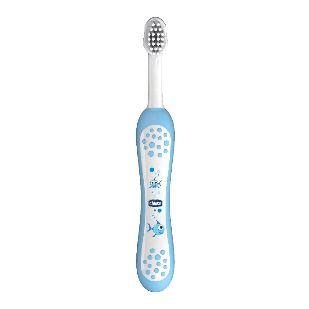 Chicco - 00006958200000 - Hand toothbrush - Mixed Child - Blue (light / white) 6-36 months