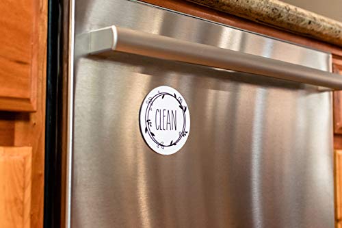 BabyPop-Newest-Design-Dishwasher-Magnet-Clean-Dirty-Sign-Indicator-Trendy-Universal-Double-Sided-Kitchen-Dish-Washer-Magnet-Bonus-Magnetic-Plate-for-Kitchen-Organization-and-Storage