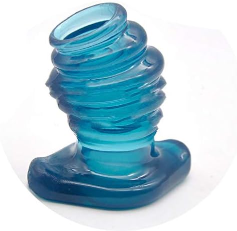 4 Colors Super Soft Hollow P-lugs Dilatador Expander Funny Toys for Woman Men Bead P-Lug,Blue