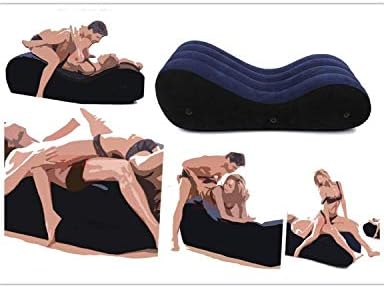 CRRQQ Silicone-Dîldɔ Women's Relaxation Massage for Women Men Couple Toys Multifunctional Sofa - Furnished Sofa with Leg Cuffs