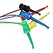 Sumnacon 5 Pcs Multimeter Electrical Test Dual Lead Test Hook Clips - 5 Colors Silicone to Flexible Test Cables for Electronic, Component, Testing Connecting