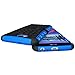 OEAGO LG X Charge Case, LG Fiesta 2 LTE Phone Case, LG Fiesta LTE Case, LG X Power 2 (2017) Case, [Shockproof] [Impact Protection] Tough Rugged Dual Layer Protective Case with Kickstand - Blue
