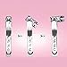 Nail Clipper Set with File- Stainless Steel Long Handle Nail- 360 Degree Rotating Cutter Head for Fingernails and Toenails by Bonworl