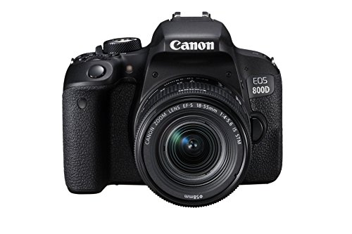 Canon-EOS-800D-Cmara-RFLEX-de-242-MP-Pantalla-tctil-de-30-NFC-Dual-Pixel-CMOS-AF-Bluetooth45-Puntos-AF-6-fps-Full-HD-WiFi-Negro-Kit-Cuerpo-con-Objetivo-EF-S-18-55IS-STM