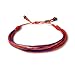 Custom Colors String Bracelet for College, University, High School, Sports Team or Country Flag - Customized Cord Colors and Sizes Sports Fan Gift for Men Women and Kids by Rumi Sumaq