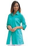 Jessica London Women's Plus Size Linen Bigshirt