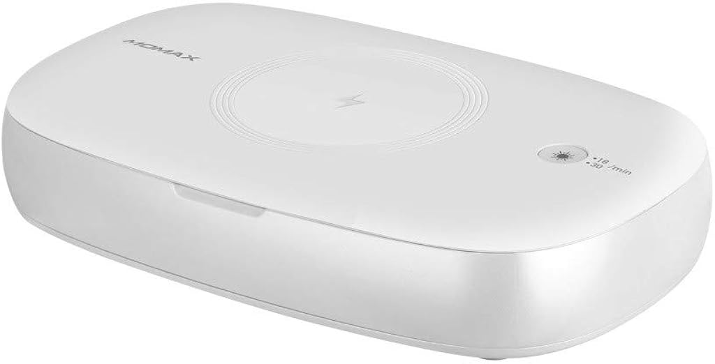 UV Cell Phone Sanitizer and Wireless Charger Multi-Function Disinfection Box, 3-in-1 Phone Sterilizer Box - Charger & Aromatherapy for iPhone 11,11 PRO X, XS, XS Max, XR, Galaxy S10 S20