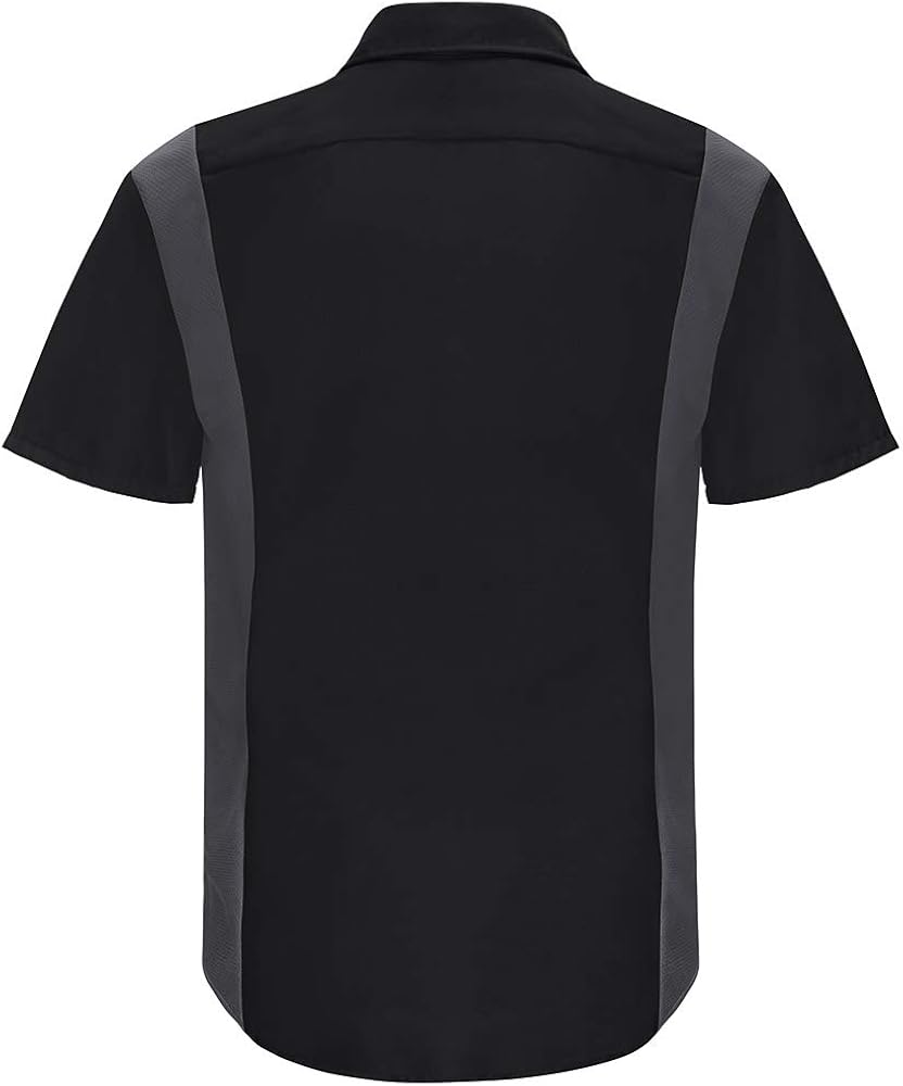 Red Kap Men's Long Sleeve Performance Plus Shop Shirt with OilBlok Technology: Clothing