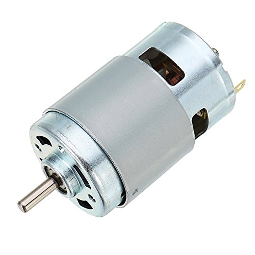 ZHANGAO 775 Motor DC 12V 10000rpm Motor Double Ball Bearings 150W Large Torque High Power Motor Tool