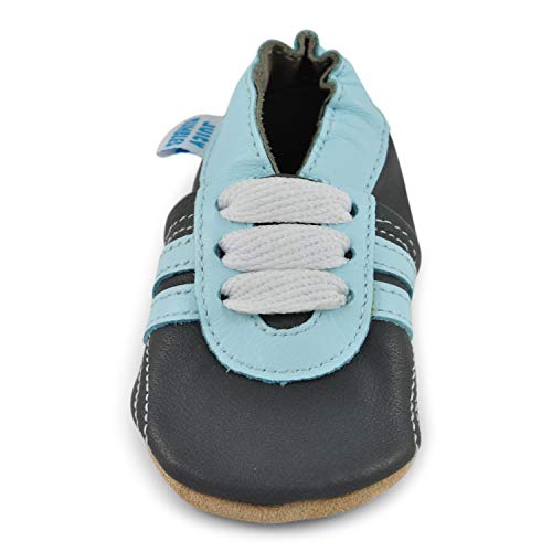 image for Juicy Bumbles Beautiful Soft Leather Baby Shoes - Crib Shoes with Sued