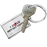 Keychain I Love Instant Coffee - NEONBLOND