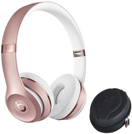 Beats Solo 3 wireless headphone and Premium Protective Case (ROSE GOLD)