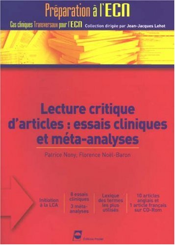 Lecture critique d'articles