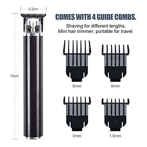 Pro Li Outliner Grooming Kit T Outliner Cordless Close Cutting T-Blade Trimmer for Men Electric USB Rechargeable Hair Clipper Beard Trimmer for Home Barber