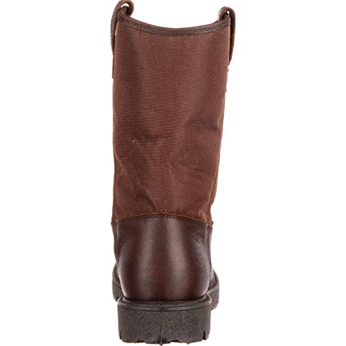 Georgia Men's Homeland Wellington Work Boot-M Pull, Brown, 10 M US - Thumbnail 3