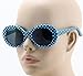 Elite NIRVANA Kurt Cobain Oval Bold Vintage Sunglasses For Women Men Eyewear - Checkered Frame Black Lens (Checkered Blue, 65)