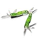 Multitool, iMiMi 9 in 1 Pocket Folding Alloy Multifunctional Combined Pliers with Knife, Screwdriver, Saw, Opener for Fishing, Hiking, Camping, Survival, Emergency - Green