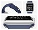 Apple Watch Band, HuanlongTM Soft Silicone Sport Style Replacement Iwatch Strap for Apple Wrist Watch (Midnight 42mm S/M)