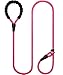 Joytale Dog Slip Leash Rope - Reflective Training Leads for Small Medium Large Dogs - 3/8 inch by 6 Feet - Pink