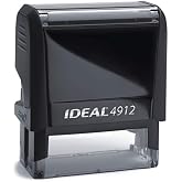 Custom "For Deposit Only" Stamp - Up to 4 Lines - Ideal 4912