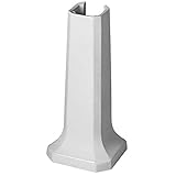 Duravit 0857900000 1930 Series Sink Pedestal, White Finish