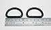 Metal Black D Ring Buckle 1.5