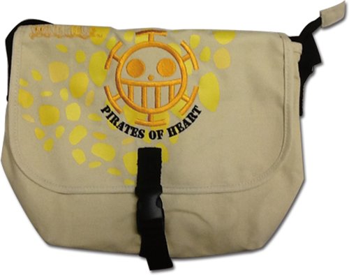 One Piece Messenger Bag - Pirates of Hearts (Law), Multicolor, 14