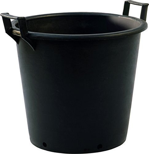 2 x Large 100 Litre Plastic Plant Pots with Handles Outdoor Garden Tree