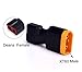 FPVDrone Male XT60 to Female T-Plug Connector Adapter No Wires RC LiPo Battery Connectors for Male XT60 to Female Deans Connector (4PCS)